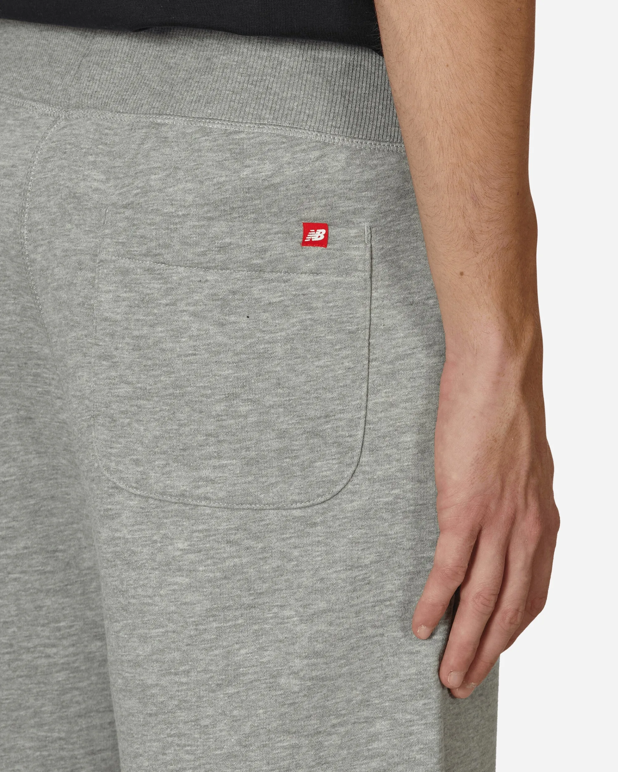 New Balance Shorts^Small Logo Sweatshorts Athletic Grey
