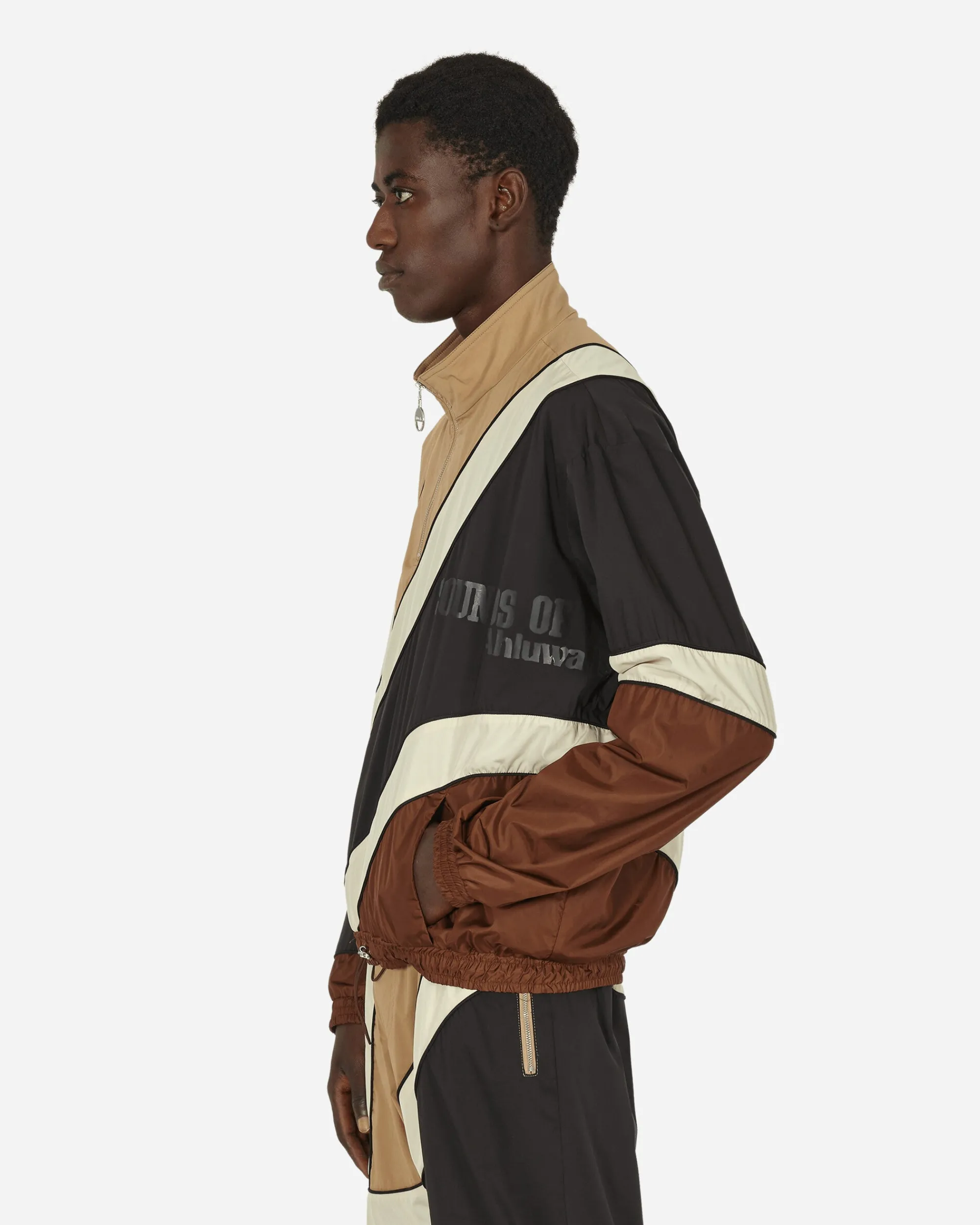 Ahluwalia Sweatshirts^Smiley Abuja Track Top Camel