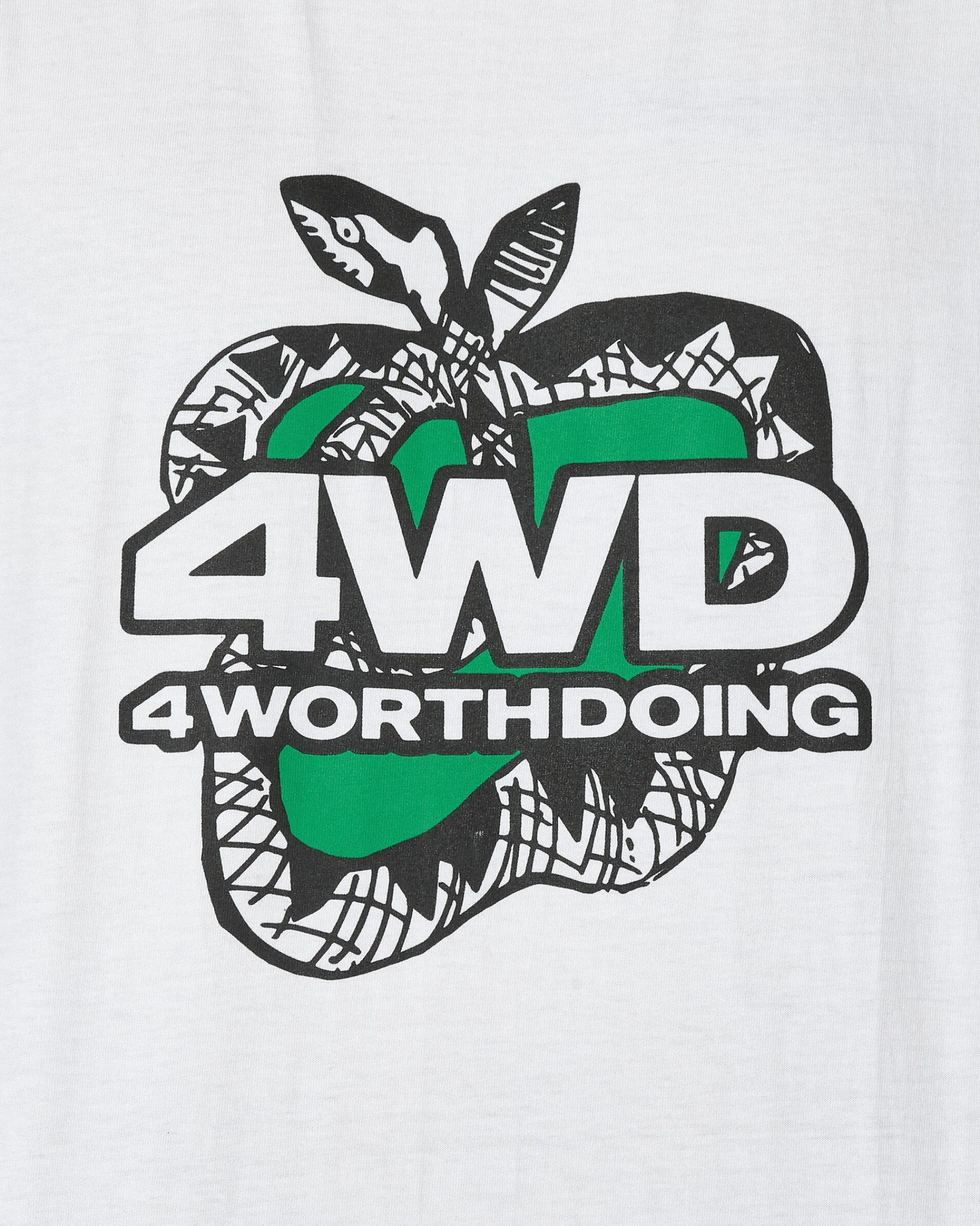 4 Worth Doing T-Shirts^Snake City T-Shirt White