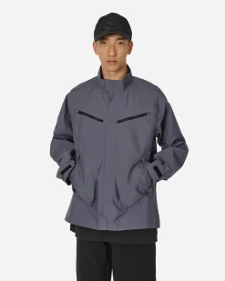 GR10K Coats And Jackets^SNCF 3L WR Jacket Calcite Blue
