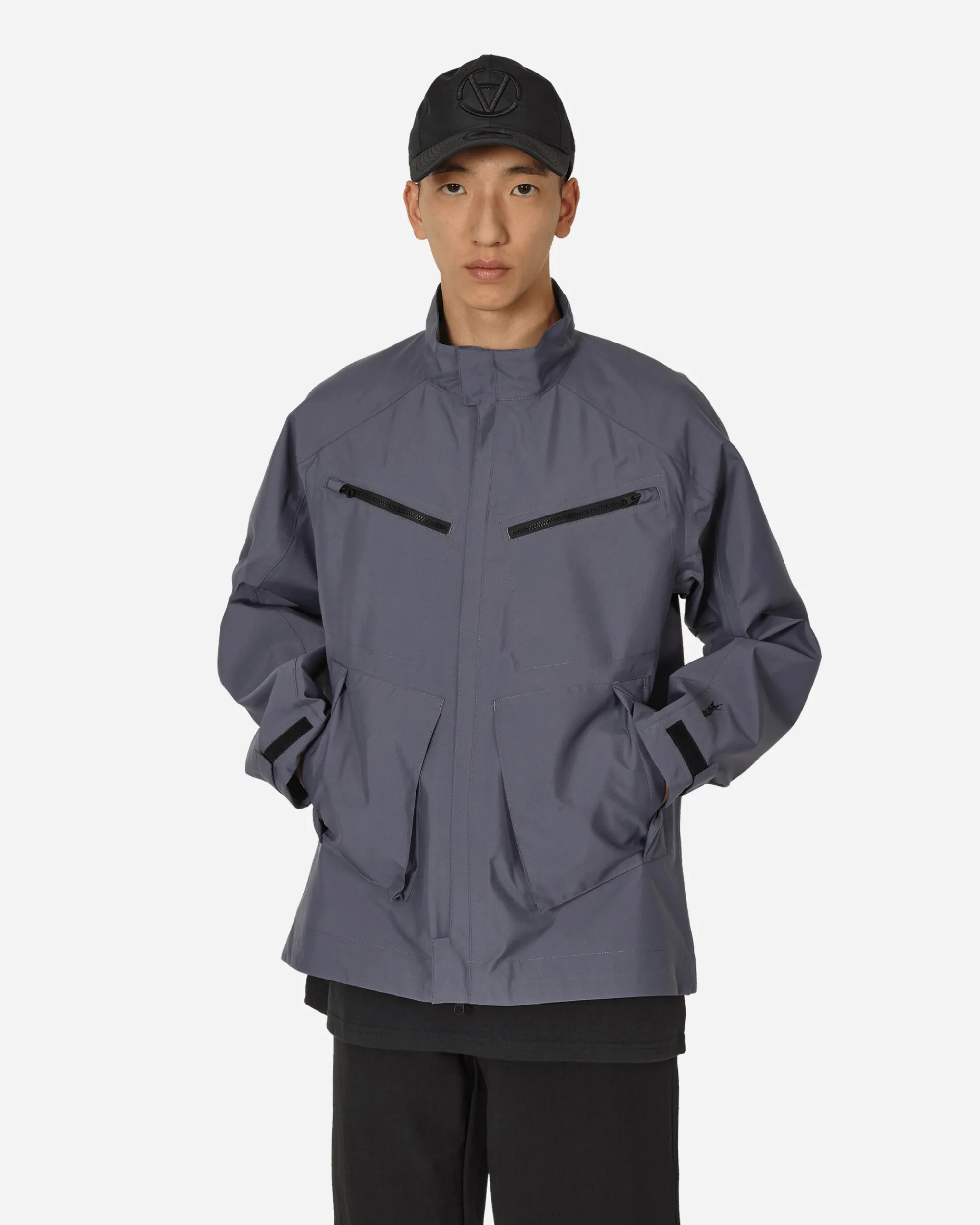 GR10K Coats And Jackets^SNCF 3L WR Jacket Calcite Blue