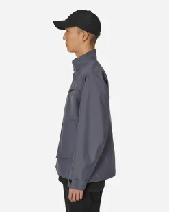 GR10K Coats And Jackets^SNCF 3L WR Jacket Calcite Blue