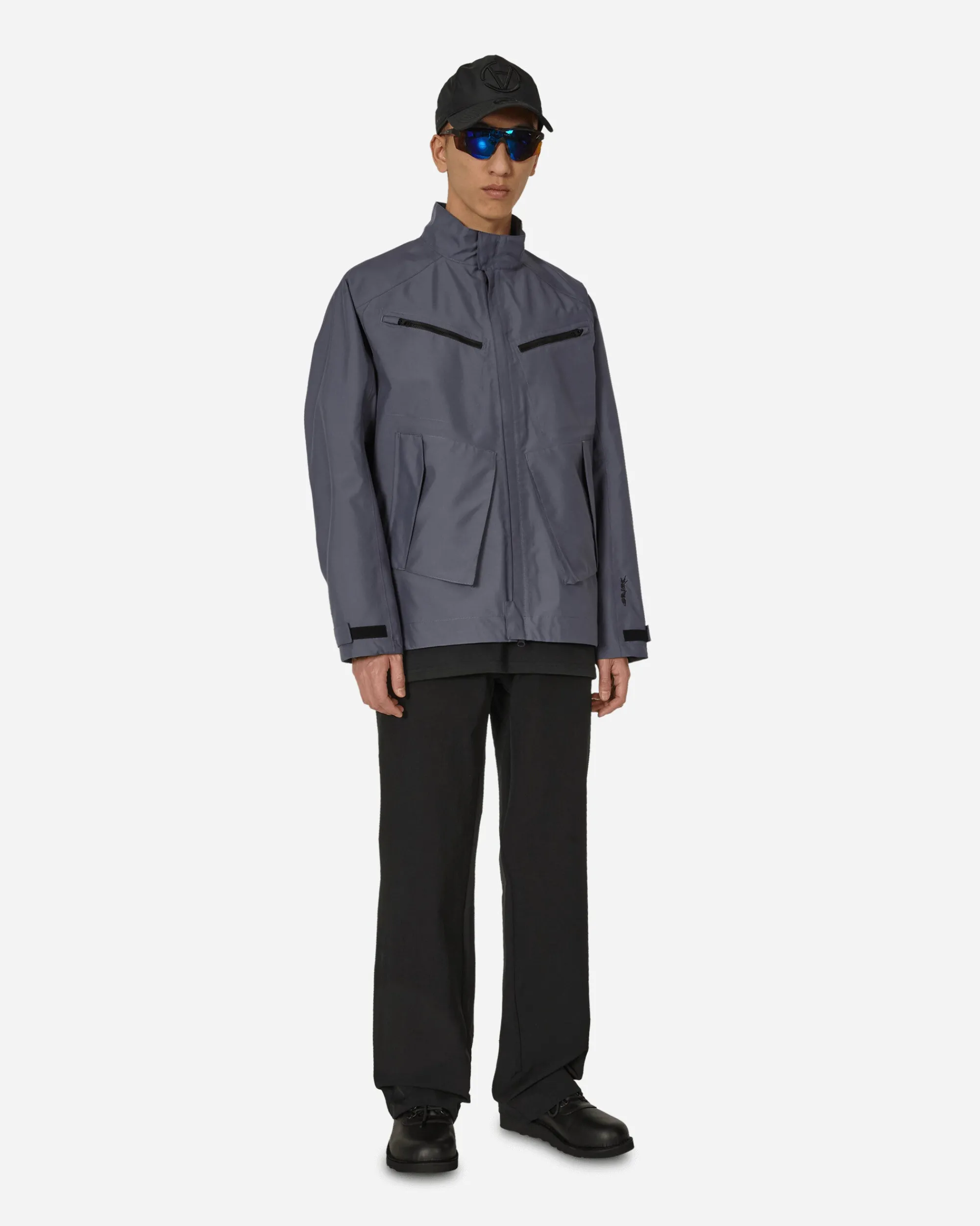 GR10K Coats And Jackets^SNCF 3L WR Jacket Calcite Blue