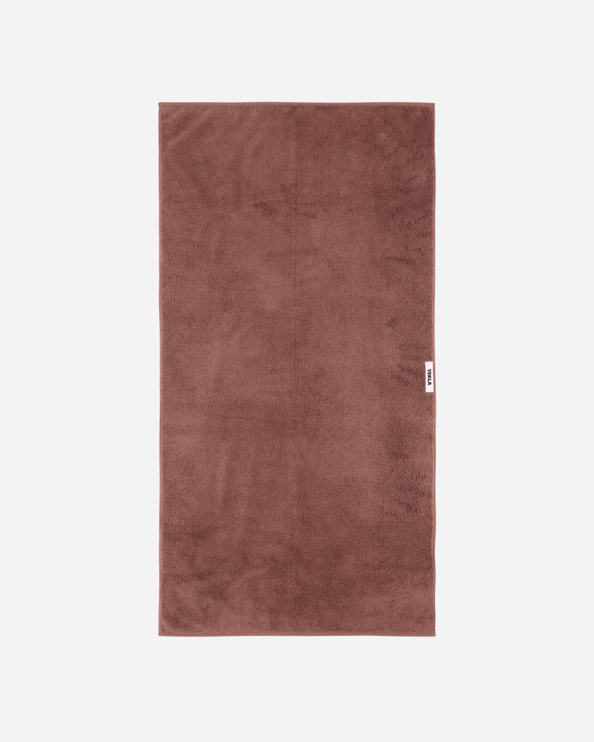 Tekla Textile^Solid Bath Towel Kodiak Brown