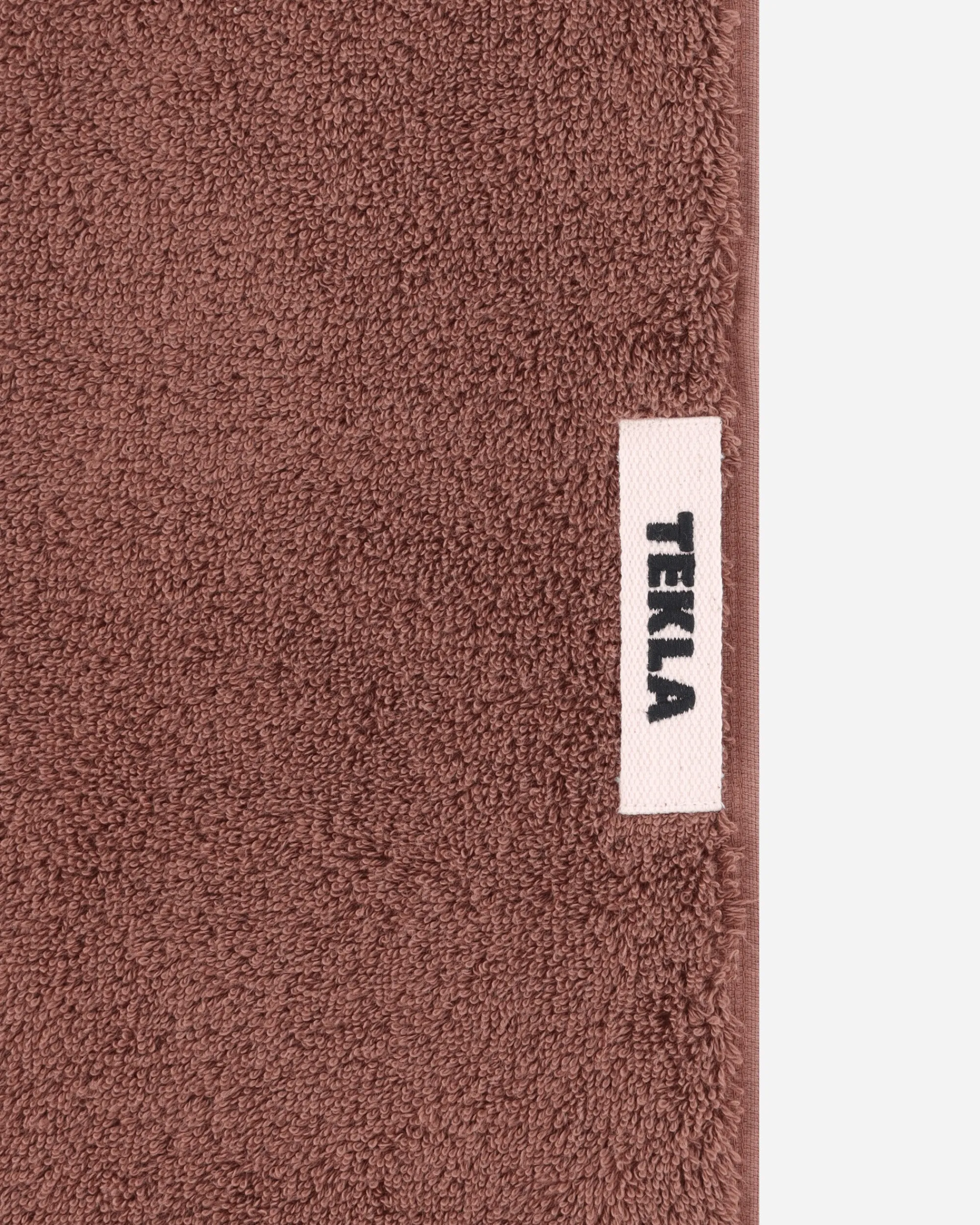 Tekla Textile^Solid Bath Towel Kodiak Brown