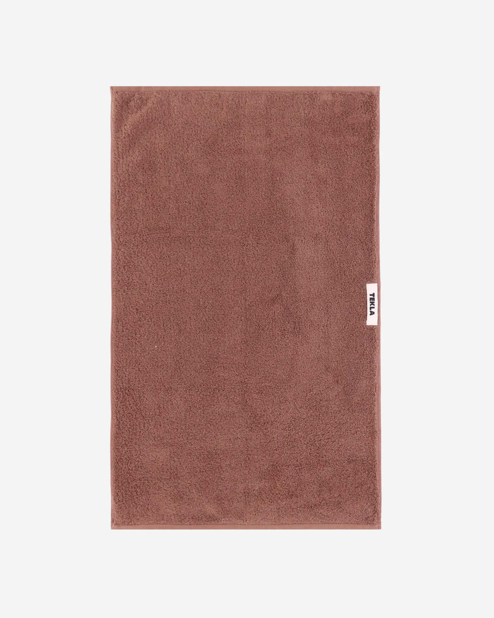 Tekla Textile^Solid Hand Towel Kodiak Brown