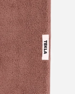 Tekla Textile^Solid Hand Towel Kodiak Brown
