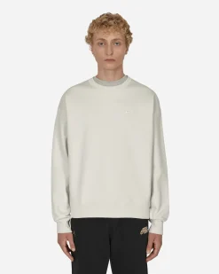 Nike Sweatshirts^Solo Swoosh Crewneck Sweatshirt White