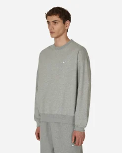 Nike Sweatshirts^Solo Swoosh Crewneck Sweatshirt Grey