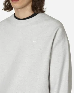 Nike Sweatshirts^Solo Swoosh Crewneck Sweatshirt Birch Heather