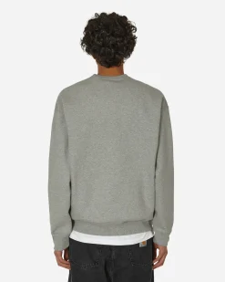 Nike Sweatshirts^Solo Swoosh Crewneck Sweatshirt Dark Grey Heather