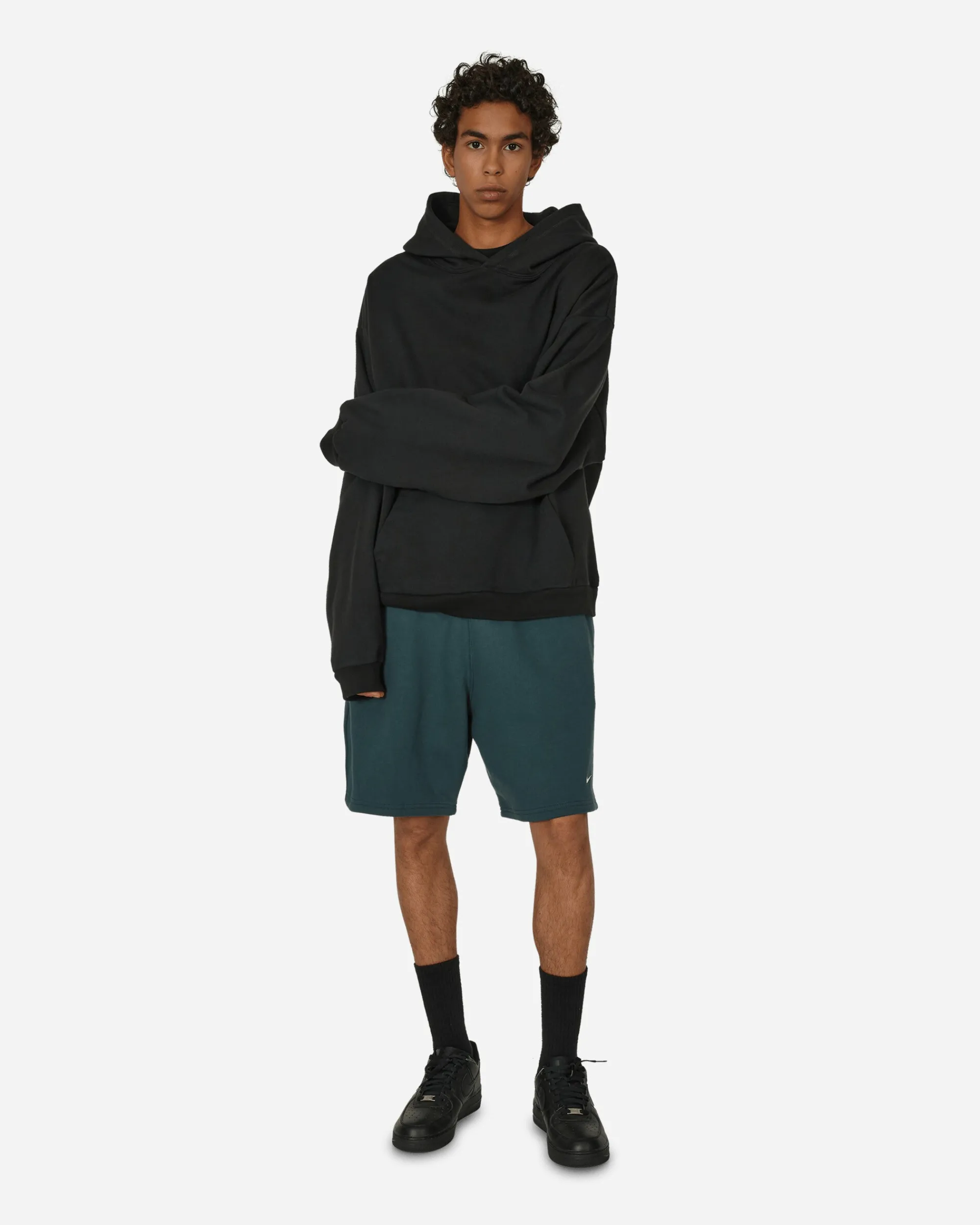 Nike Shorts^Solo Swoosh Fleece Shorts Deep Jungle