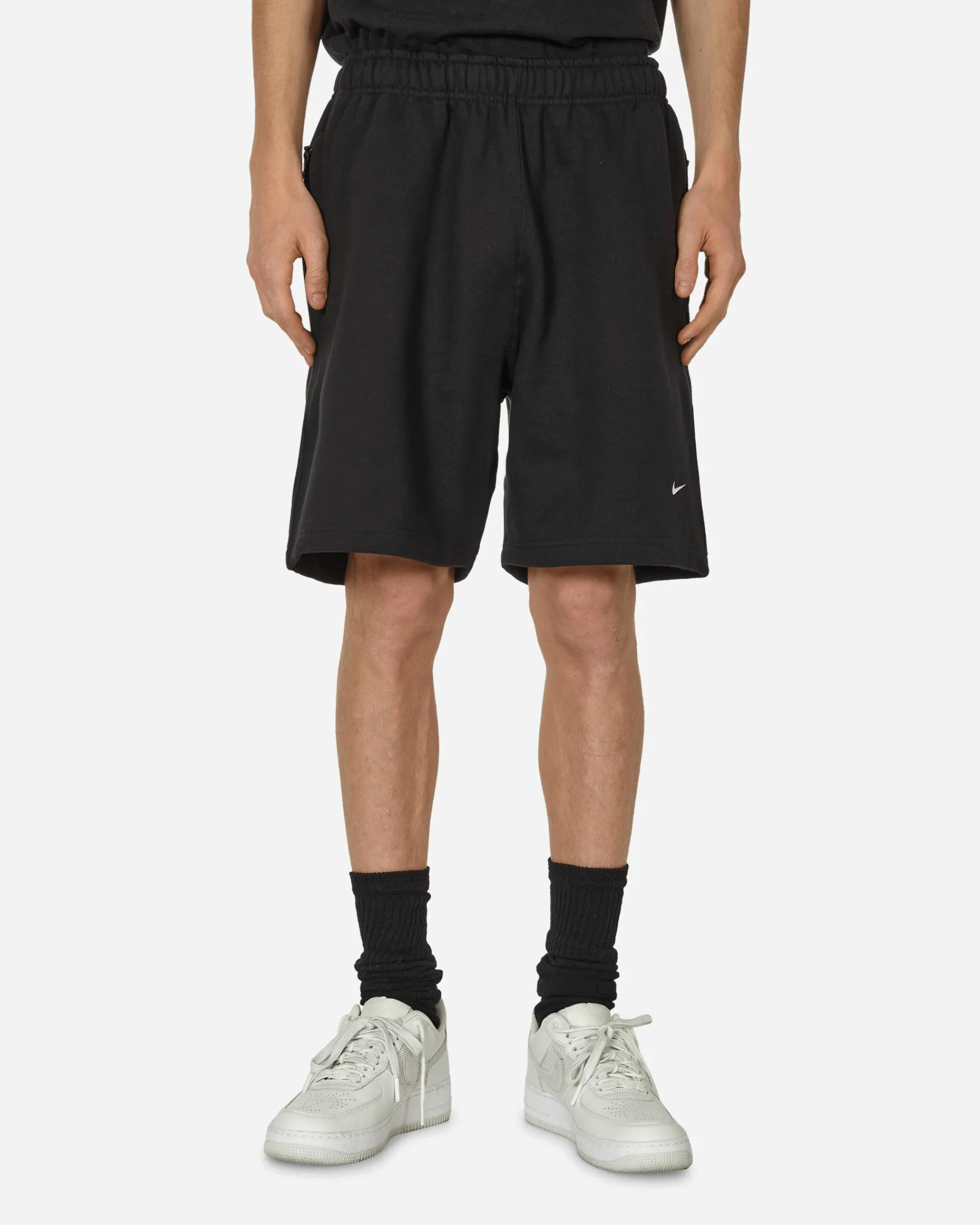 Nike Shorts^Solo Swoosh Fleece Shorts Black