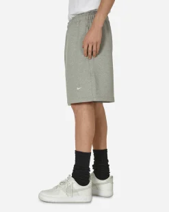 Nike Shorts^Solo Swoosh Fleece Shorts Grey Heather