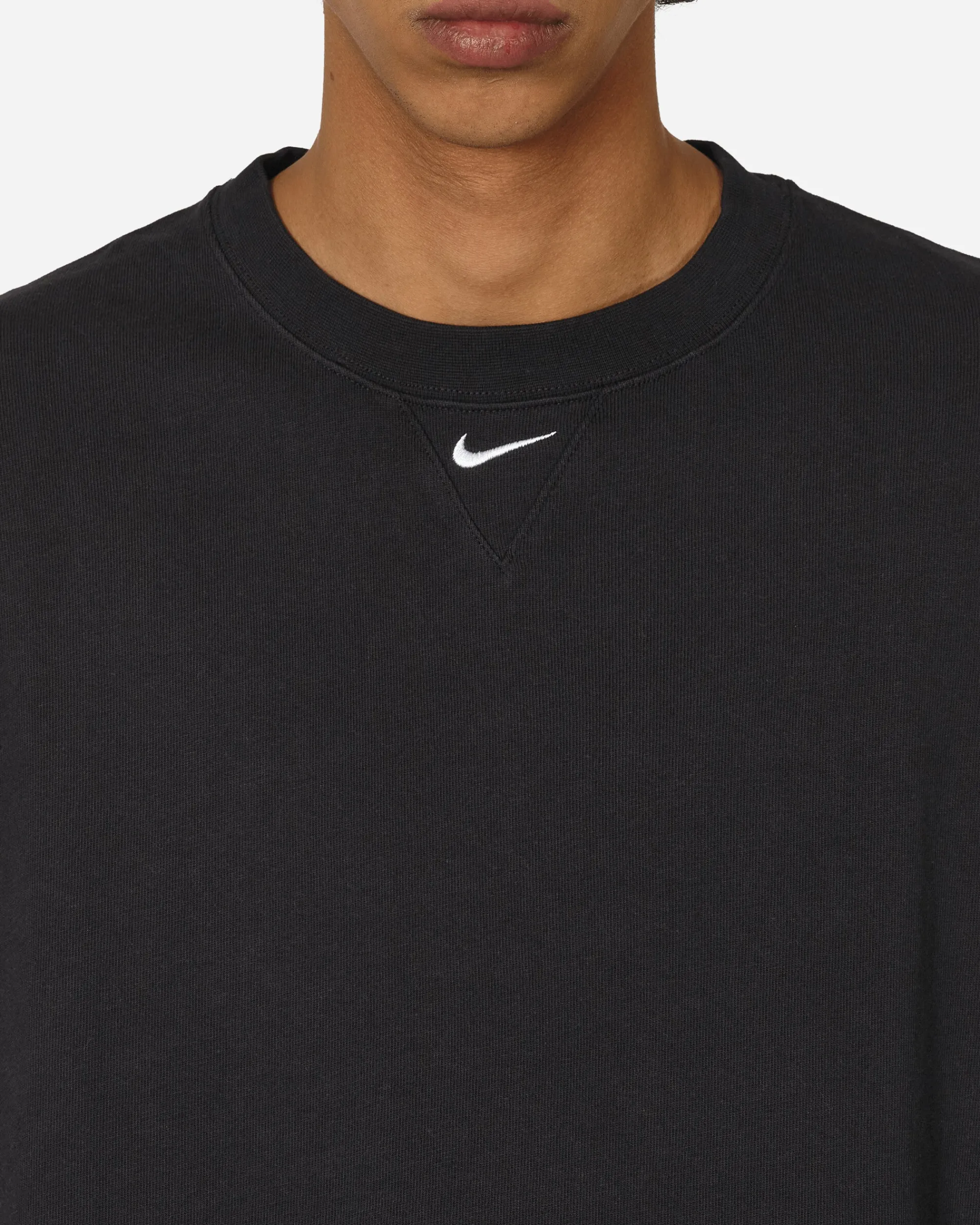 Nike T-Shirts^Solo Swoosh Heavyweight T-Shirt Black