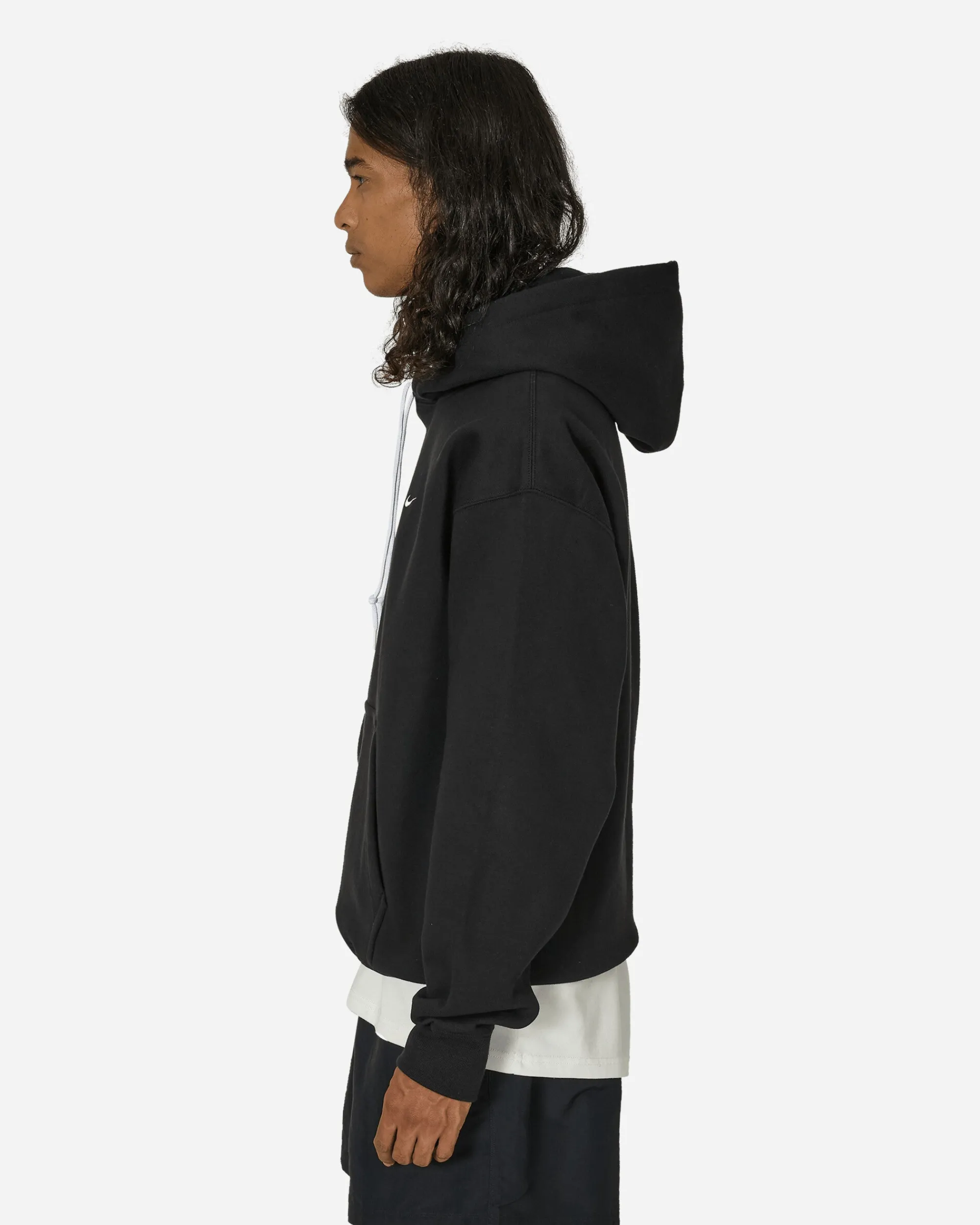 Nike Sweatshirts^Solo Swoosh Hooded Sweatshirt Black