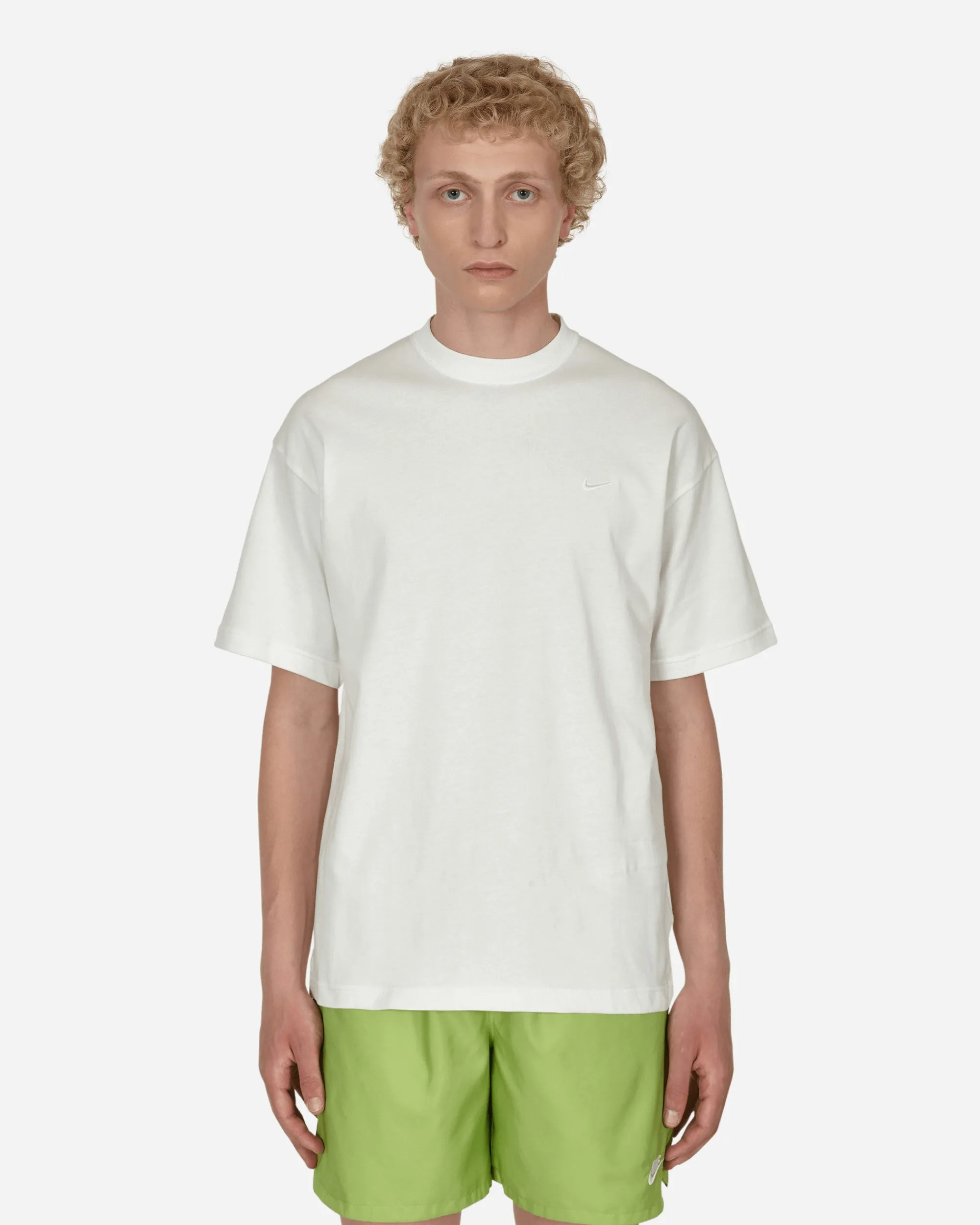 Nike T-Shirts^Solo Swoosh T-Shirt White