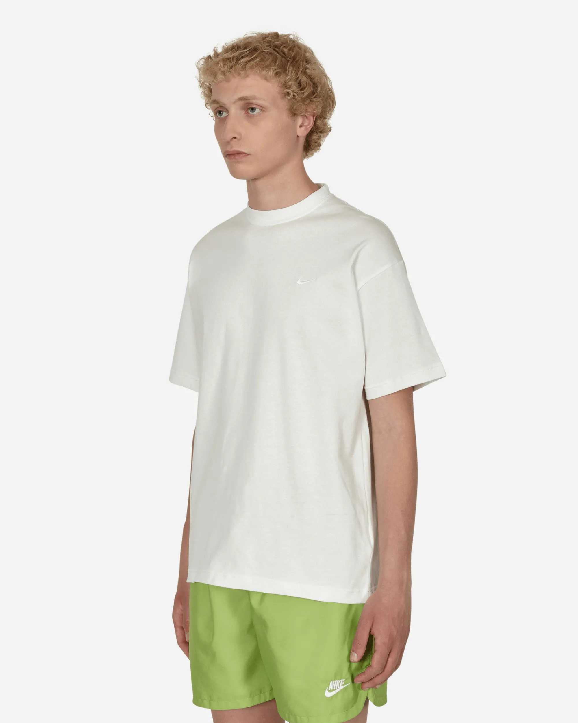 Nike T-Shirts^Solo Swoosh T-Shirt White