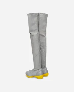 Kiko Kostadinov Boots^Sonia High Boots Fog Grey / Oyster Grey / Yellow
