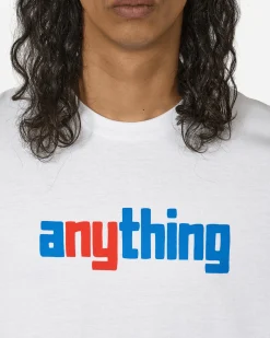 aNYthing T-Shirts^Speedball Logo T-Shirt White