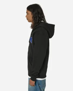 aNYthing Sweatshirts^Speedball Logo Zip-Up Hoodie Black