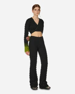 Chet Lo Knitwears^Spiky Ballet Top Black / Green