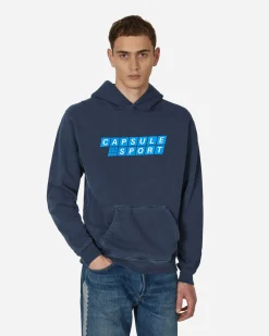 Capsule Sweatshirts^Sport Hooded Sweatshirt Vintage Navy