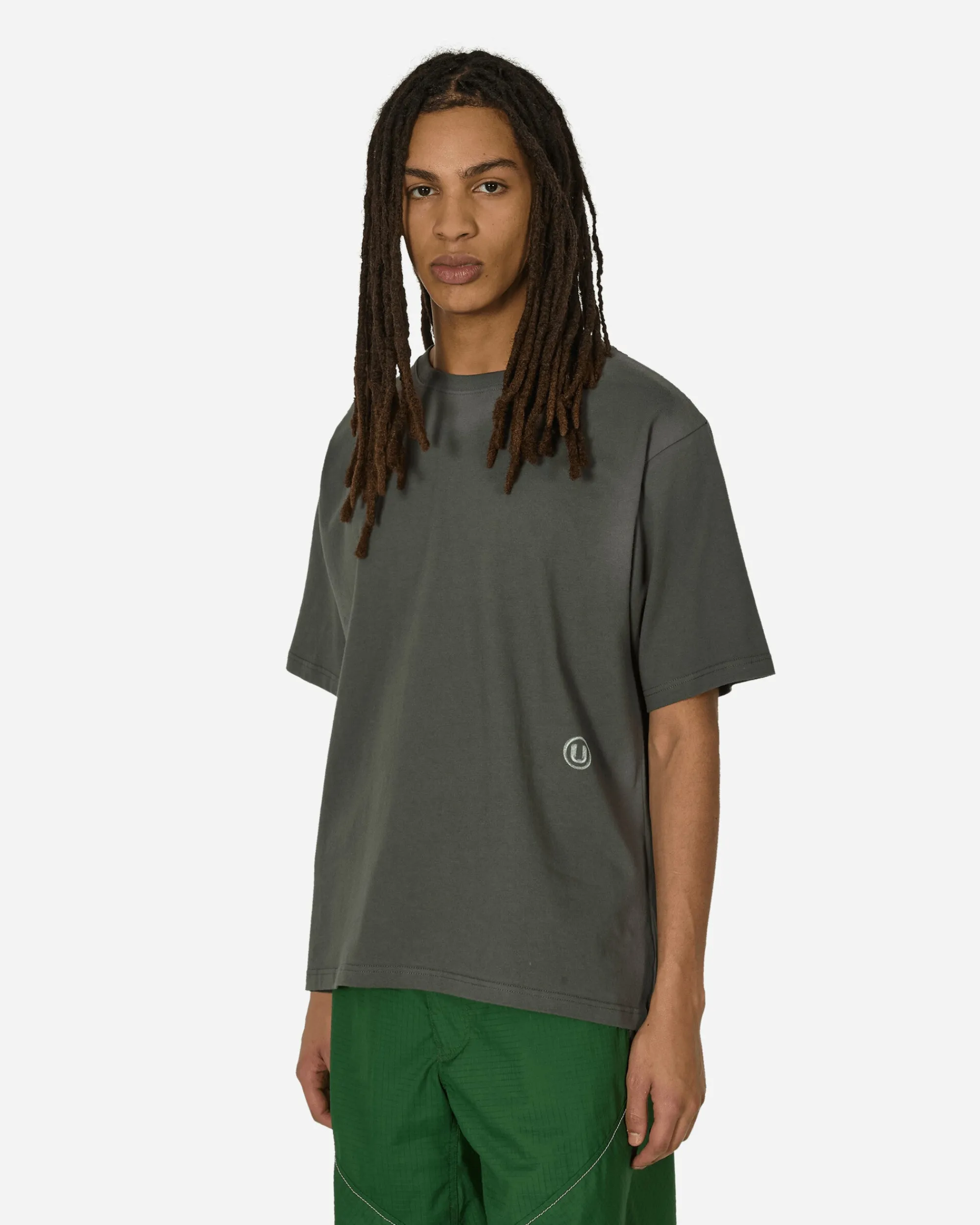 Unaffected T-Shirts^Sprayed Graphic T-Shirt Charcoal