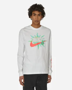 Nike T-Shirts^Spring Swoosh Longsleeve T-Shirt White