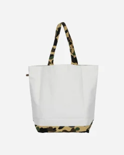 A Bathing Ape Bags·Tote|Bags·Tote^1st Camo Ape Head Tote Bag Ivory