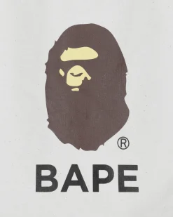 A Bathing Ape Bags·Tote|Bags·Tote^1st Camo Ape Head Tote Bag Ivory