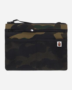 A Bathing Ape Bags·Shoulder|Bags·Shoulder^1st Camo Cordura Sacoche Green