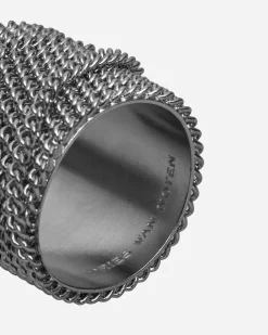 Dries Van Noten Jewellery|Jewellery^Stacked Chain Ring Antic Silver