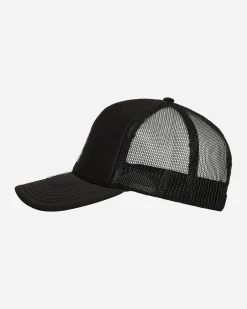 aNYthing Hats|Hats^Stacked Trucker Hat Black