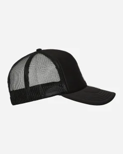 aNYthing Hats|Hats^Stacked Trucker Hat Black