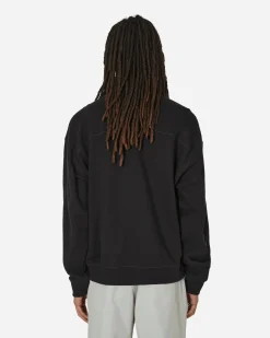 Unaffected Sweatshirts^Stand Collar Half Zip Sweatshirt Black