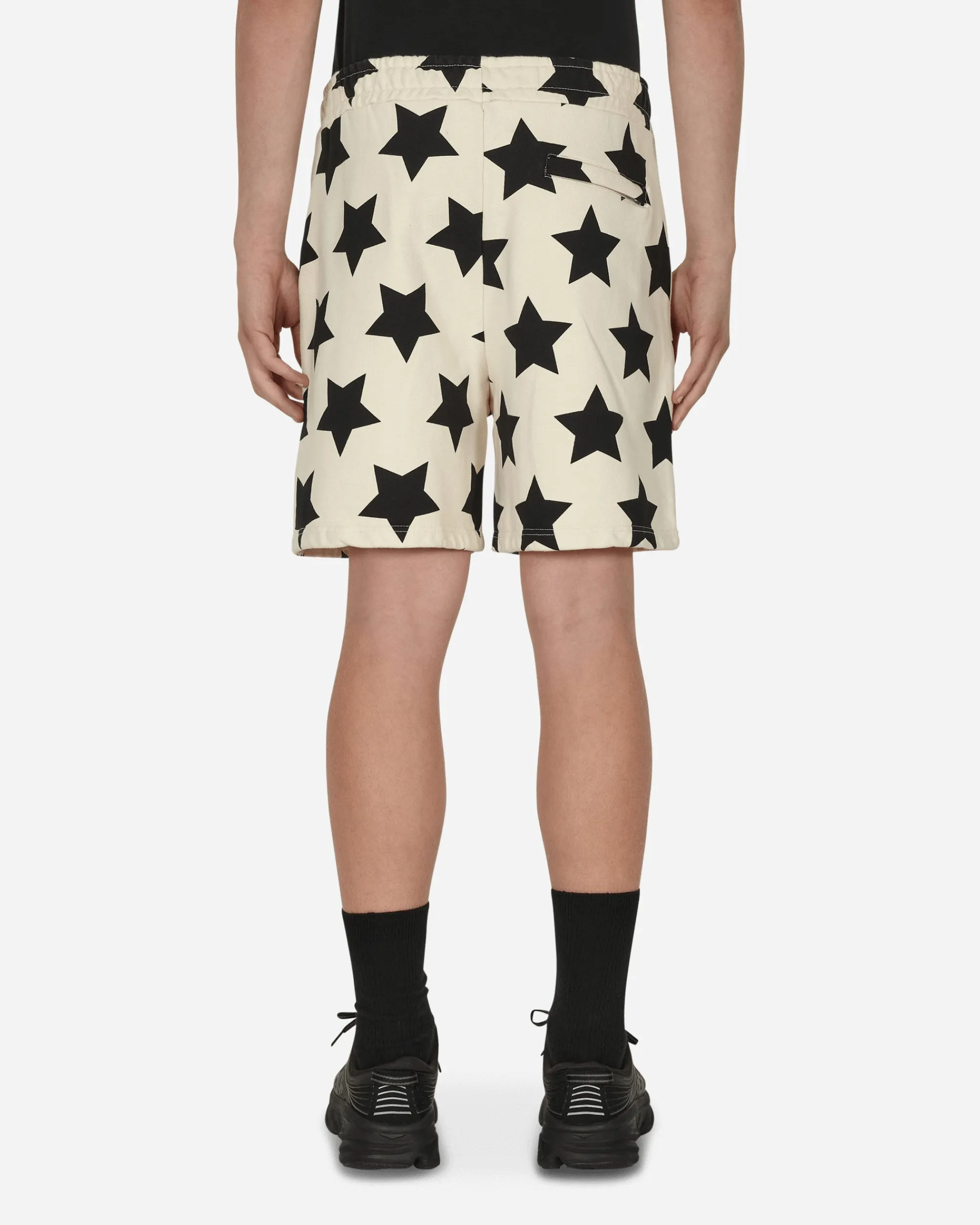 Awake NY Shorts^Star Printed Sweatshorts White