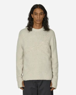 _J.L-A.L_ Knitwear^Stave Knit Sweater Chalk Grey