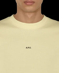 A.P.C. Sweatshirts^Steve Crewneck Sweatshirt Yellow