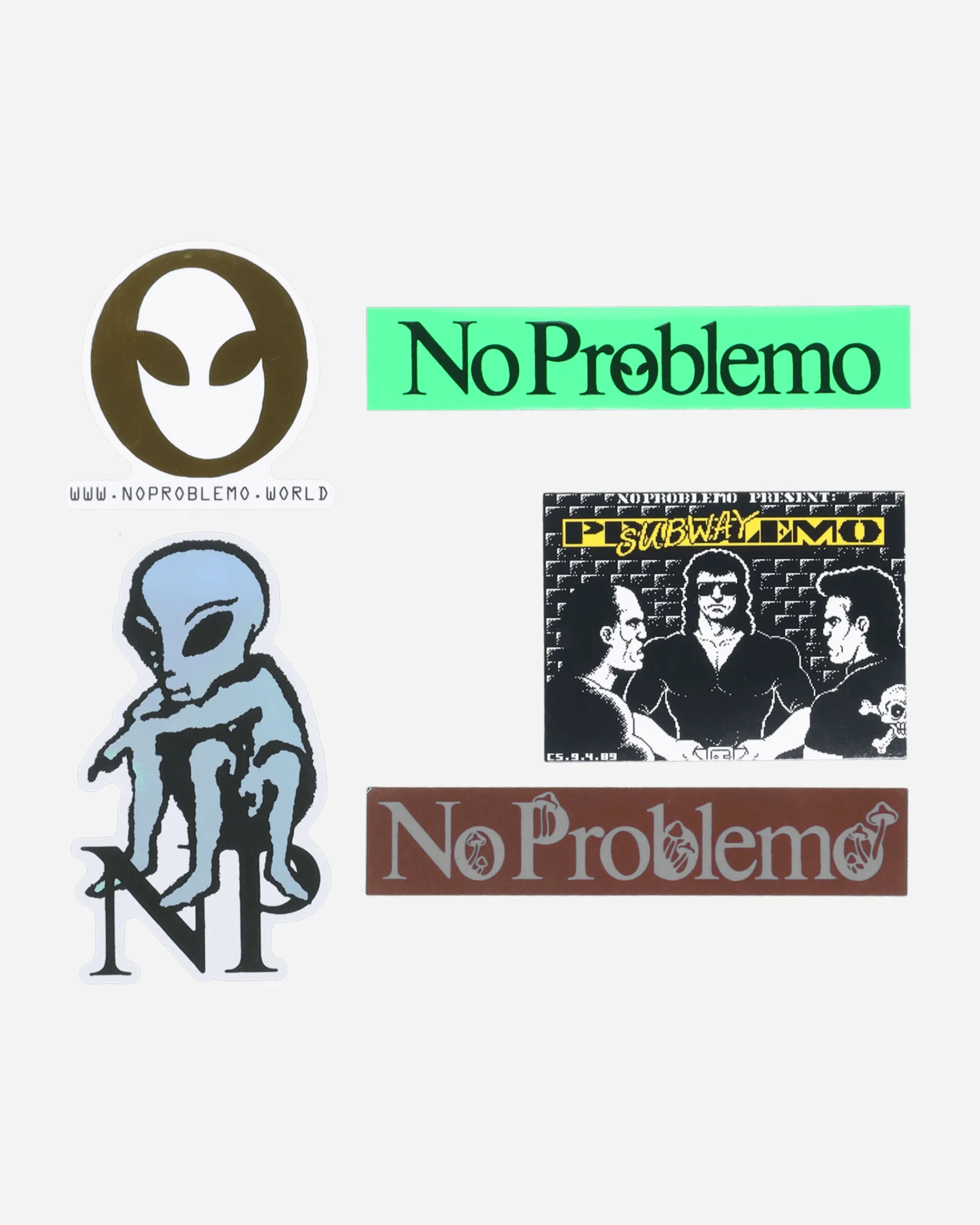 No Problemo Home^Sticker Pack Multicolor