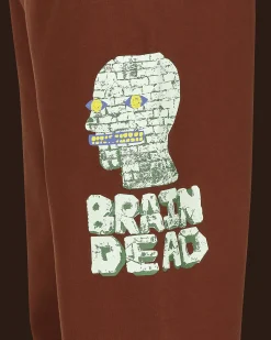 Brain Dead Pants^Stone Age Sweatpants Brown