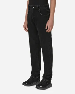 Guess USA Pants^Straight Denim Pants Black