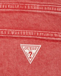 Guess USA Pants^Straight Denim Pants Orange
