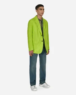 Maison Margiela Pants^Straight-Leg Faded Denim Pants Blue