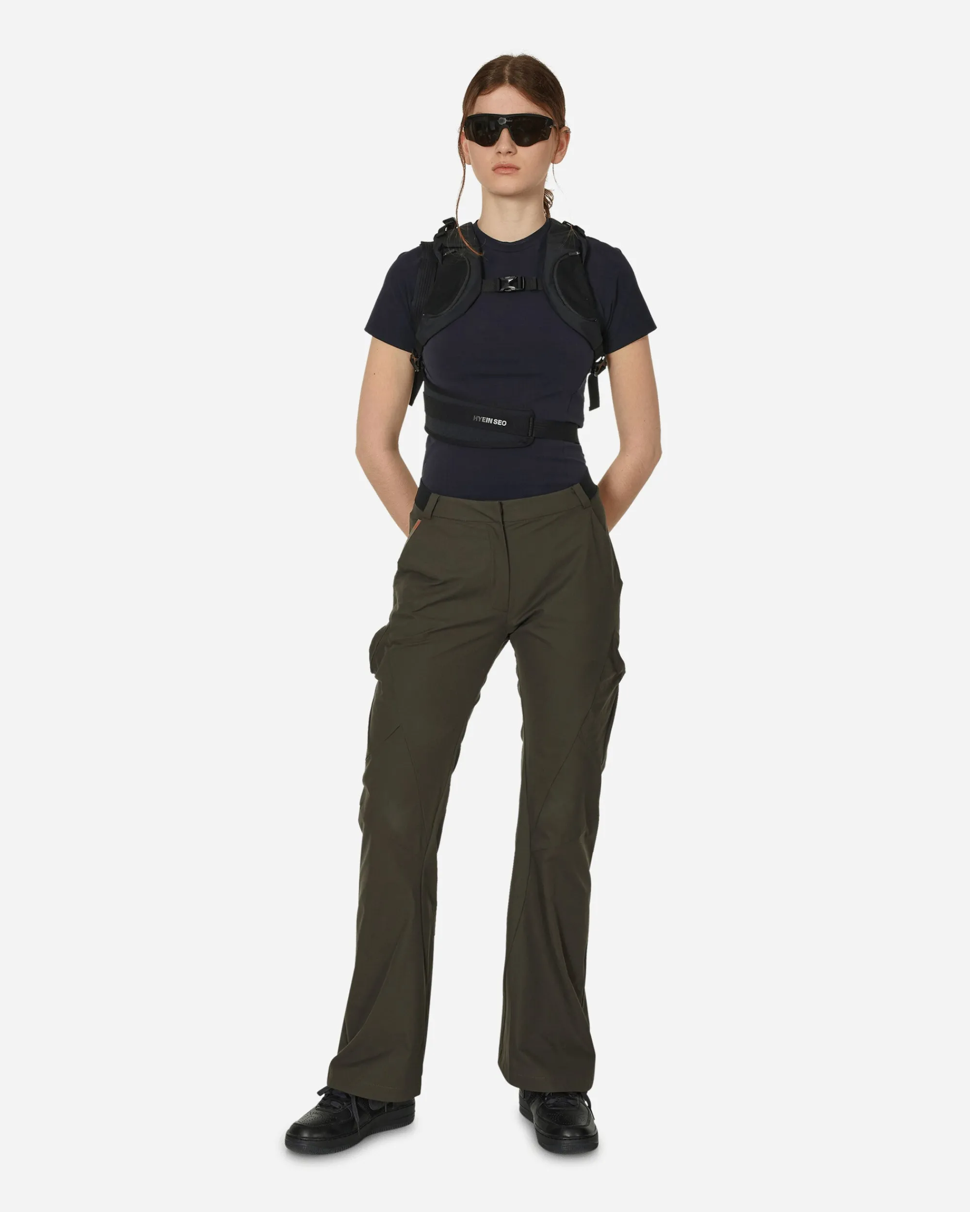 HYEIN SEO T-Shirts^Strap Track Tee Navy