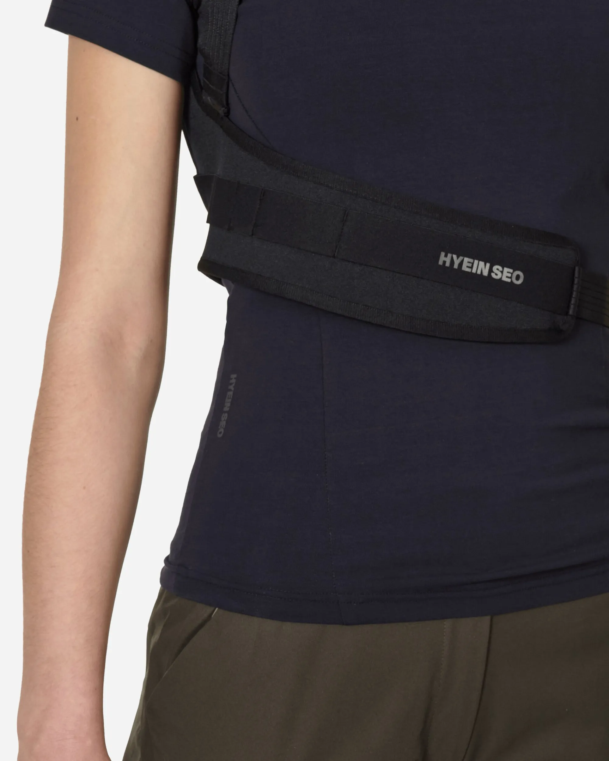 HYEIN SEO T-Shirts^Strap Track Tee Navy
