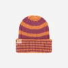 New Era Hats|Hats^Stripe Cuff Knit Beanie Orange