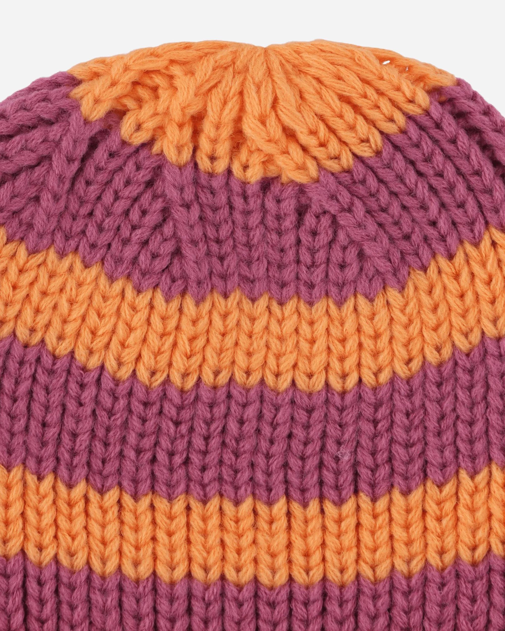 New Era Hats|Hats^Stripe Cuff Knit Beanie Orange