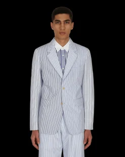 Comme Des Garçons Shirt Coats And Jackets^Stripe Jacket Multicolor