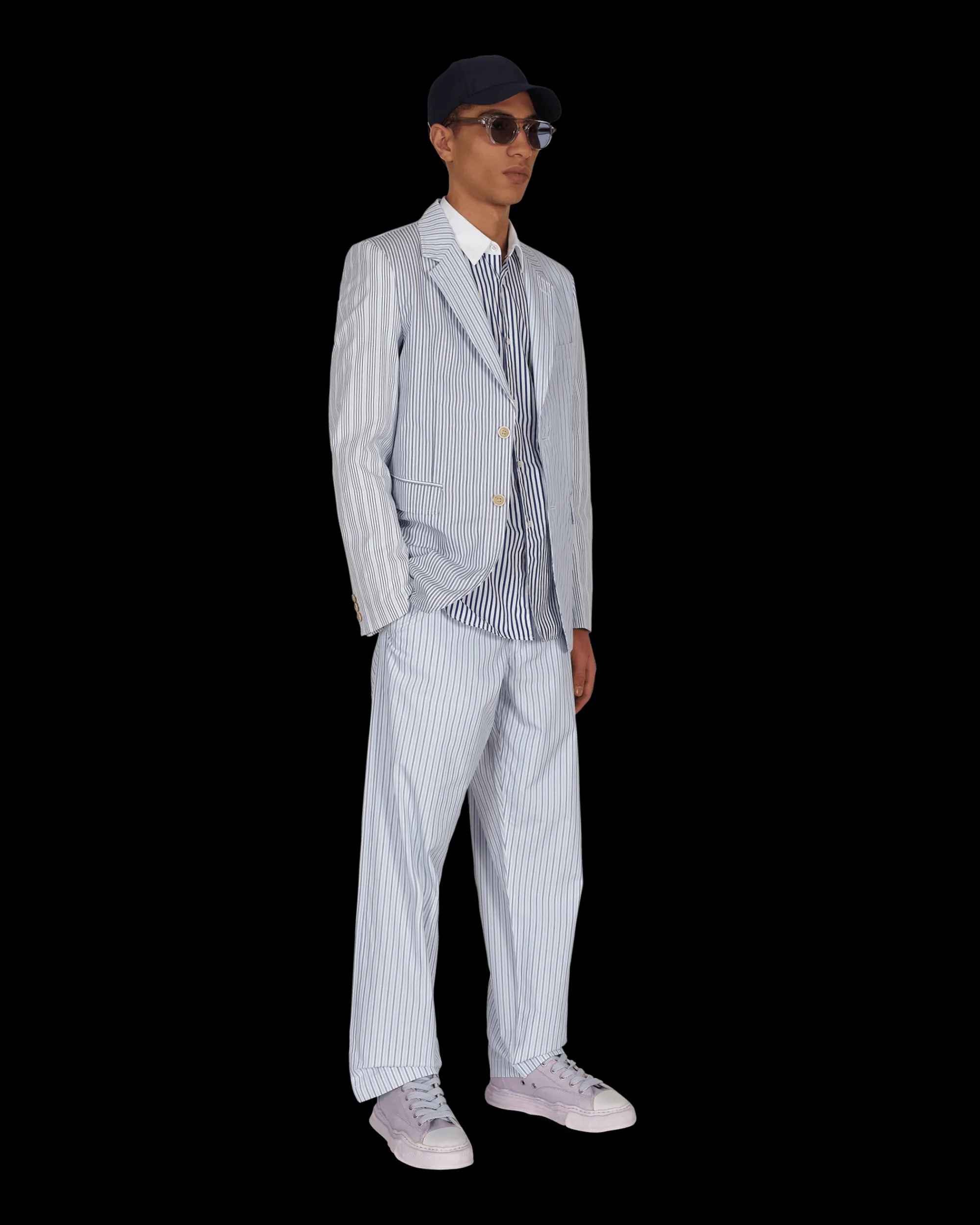 Comme Des Garçons Shirt Shirts^Stripe Shirt Multicolor